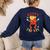 Fun Teacher Happy Fri Yay French Fries Friday Lovers Women's Sweatshirt Back Print Navy