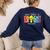 Your Future Is Bright Educator Teacher Student Women's Sweatshirt Back Print Navy Your Future Is Bright Educator Teacher Student Women's Sweatshirt Back Print Navy