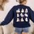 Ghost Book Reading Halloween Books Lover Teacher Kids Women's Sweatshirt Back Print Navy Ghost Book Reading Halloween Books Lover Teacher Kids Women's Sweatshirt Back Print Navy