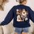 Ghost Reading Books Halloween Bow Spooky Teacher Student Women's Sweatshirt Back Print Navy Ghost Reading Books Halloween Bow Spooky Teacher Student Women's Sweatshirt Back Print Navy