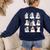 Ghost Reading Teacher Halloween Costume Librarian Book Lover Women's Sweatshirt Back Print Navy Ghost Reading Teacher Halloween Costume Librarian Book Lover Women's Sweatshirt Back Print Navy