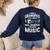Some Grandpas Play Bingo Real Grandpas Teach Music Teacher Women's Sweatshirt Back Print Navy