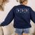 Halloween Boo Periodic Table Element Teachers Science Women's Sweatshirt Back Print Navy Halloween Boo Periodic Table Element Teachers Science Women's Sweatshirt Back Print Navy