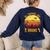 Halloween Costume Teacher Love Brains Zombie Women's Sweatshirt Back Print Navy Halloween Costume Teacher Love Brains Zombie Women's Sweatshirt Back Print Navy