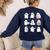 Halloween Ghost Speech Therapy SLP Fall Teacher Tee Women's Sweatshirt Back Print Navy Halloween Ghost Speech Therapy SLP Fall Teacher Tee Women's Sweatshirt Back Print Navy