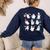 Halloween PE Teacher Ghost Playing Soccer Football Baseball Women's Sweatshirt Back Print Navy Halloween PE Teacher Ghost Playing Soccer Football Baseball Women's Sweatshirt Back Print Navy
