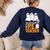 Halloween PE Teacher Shirt Can't Scare Me Women's Sweatshirt Back Print Navy Halloween PE Teacher Shirt Can't Scare Me Women's Sweatshirt Back Print Navy