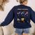 Halloween Reading Spooky Syllables Teacher Vintage Women's Sweatshirt Back Print Navy Halloween Reading Spooky Syllables Teacher Vintage Women's Sweatshirt Back Print Navy