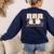 Halloween Science Teacher Boo Ghost The Element Of Surprise Women's Sweatshirt Back Print Navy
