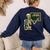 Halloween Skeleton 67 Meme Square Root 4489 Math Teacher Women's Sweatshirt Back Print Navy
