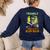 Halloween Teacher Librarian Frankenstein Reading Books Women's Sweatshirt Back Print Navy Halloween Teacher Librarian Frankenstein Reading Books Women's Sweatshirt Back Print Navy