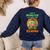 Halloween Teacher Librarian Monster Reading Books Men Women Kids Women's Sweatshirt Back Print Navy Halloween Teacher Librarian Monster Reading Books Men Women Kids Women's Sweatshirt Back Print Navy