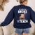 Halloween Teacher Tee My Broom Broke So Now I Teach Women's Sweatshirt Back Print Navy Halloween Teacher Tee My Broom Broke So Now I Teach Women's Sweatshirt Back Print Navy