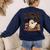 Haunted By 67 Teacher Ghost Pumpkin Halloween Costum Women's Sweatshirt Back Print Navy Haunted By 67 Teacher Ghost Pumpkin Halloween Costum Women's Sweatshirt Back Print Navy