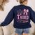 Hello Third Grade First Day Of School Coquette Teacher Girl Women's Sweatshirt Back Print Navy Hello Third Grade First Day Of School Coquette Teacher Girl Women's Sweatshirt Back Print Navy