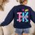 Hello TK Transitional Kindergarten Back To School Teacher Women's Sweatshirt Back Print Navy Hello TK Transitional Kindergarten Back To School Teacher Women's Sweatshirt Back Print Navy