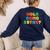 Hola Como Estas Spanish Teacher Fiesta Party Banners Women's Sweatshirt Back Print Navy