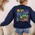 We Are Hungry For Learning Teacher Life Back To School Women's Sweatshirt Back Print Navy We Are Hungry For Learning Teacher Life Back To School Women's Sweatshirt Back Print Navy