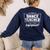 I'm A Dance Teacher What's Your Superpower Women's Sweatshirt Back Print Navy