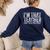 I'm That Teacher They Told You About Back To School For Men Women Women's Sweatshirt Back Print Navy I'm That Teacher They Told You About Back To School For Men Women Women's Sweatshirt Back Print Navy