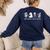 Inclusion Isn't Scary SLP Halloween Ghost Mummy Sped Teacher Women's Sweatshirt Back Print Navy Inclusion Isn't Scary SLP Halloween Ghost Mummy Sped Teacher Women's Sweatshirt Back Print Navy