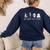Inclusion Isn't Scary Slp Halloween Sped Teacher Ghost Mummy Women's Sweatshirt Back Print Navy Inclusion Isn't Scary Slp Halloween Sped Teacher Ghost Mummy Women's Sweatshirt Back Print Navy