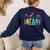 Infant Teacher Floral First Day Back To School Teaching Women's Sweatshirt Back Print Navy Infant Teacher Floral First Day Back To School Teaching Women's Sweatshirt Back Print Navy