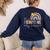 It's A Beautiful Day To Learn Cute Rainbow Boho Teacher Women's Sweatshirt Back Print Navy