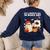 It's A Bootiful Day To Make Art Groovy Art Teacher Halloween Women's Sweatshirt Back Print Navy