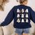 It's A Bootiful Day To Make Music Ghost Teacher Women's Sweatshirt Back Print Navy