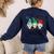 It's Fine We'Re Fine Gnome Pre-K Teacher Christmas Light For Men Women Women's Sweatshirt Back Print Navy It's Fine We'Re Fine Gnome Pre-K Teacher Christmas Light For Men Women Women's Sweatshirt Back Print Navy