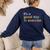 It's A Good Day To Exercise PE Teacher Gym Exercise For Men Women Women's Sweatshirt Back Print Navy It's A Good Day To Exercise PE Teacher Gym Exercise For Men Women Women's Sweatshirt Back Print Navy