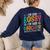 I´m Not Bossy I´m The Teacher Graduation Men Women Women's Sweatshirt Back Print Navy