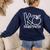 K Is For Kindergarten Kindergarten Teacher Men Women Girls Kids Women's Sweatshirt Back Print Navy K Is For Kindergarten Kindergarten Teacher Men Women Girls Kids Women's Sweatshirt Back Print Navy