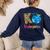 K Is For Kindergarten Teacher Tie Dye Back To School Kinder For Men Women Girls Kids Women's Sweatshirt Back Print Navy