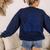 Be Kind For Teacher Kindness Women Men Women's Sweatshirt Back Print Navy