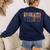 Kinder Crew Kindergarten Teacher First 1st Day Of School Women's Sweatshirt Back Print Navy Kinder Crew Kindergarten Teacher First 1st Day Of School Women's Sweatshirt Back Print Navy