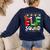 Kindergarten ELF Squad Christmas ELF Student Teacher Men Women Kids Women's Sweatshirt Back Print Navy Kindergarten ELF Squad Christmas ELF Student Teacher Men Women Kids Women's Sweatshirt Back Print Navy