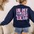 In My Kindergarten Era Teacher Kids Back To School Kinder Women's Sweatshirt Back Print Navy In My Kindergarten Era Teacher Kids Back To School Kinder Women's Sweatshirt Back Print Navy