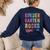 KINDERGARTEN ROCKS Teacher Crew Rock Star Kinder Team Women's Sweatshirt Back Print Navy KINDERGARTEN ROCKS Teacher Crew Rock Star Kinder Team Women's Sweatshirt Back Print Navy