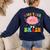 Kiss Your Brain Calm Mindset Teacher Kids Boys Girls Women Women's Sweatshirt Back Print Navy