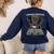 Labrador Retriever Lab Professional Human Trainer Women's Sweatshirt Back Print Navy