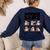 Labrador Retriever Science Labs Dog Lover Teacher Women's Sweatshirt Back Print Navy