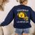 Let's Taco Bout Learning Back To School Teacher Kids Women's Sweatshirt Back Print Navy