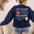 Letter Of The Week Ff Sight Word Teacher Squad Women's Sweatshirt Back Print Navy