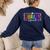 Library Squad Team Librarian Teacher Book Lover Women's Sweatshirt Back Print Navy Library Squad Team Librarian Teacher Book Lover Women's Sweatshirt Back Print Navy