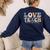 Love First Teach Second School Teacher Appreciation Women's Sweatshirt Back Print Navy Love First Teach Second School Teacher Appreciation Women's Sweatshirt Back Print Navy