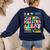 In My Maestra Era Spanish Bilingual Teacher Back To School Women's Sweatshirt Back Print Navy