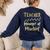 Magical Teacher Manager Of Mischief Birthday Family Party Women's Sweatshirt Back Print Navy Magical Teacher Manager Of Mischief Birthday Family Party Women's Sweatshirt Back Print Navy