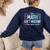 The Math Ain't Mathin Math Teacher Women's Sweatshirt Back Print Navy The Math Ain't Mathin Math Teacher Women's Sweatshirt Back Print Navy